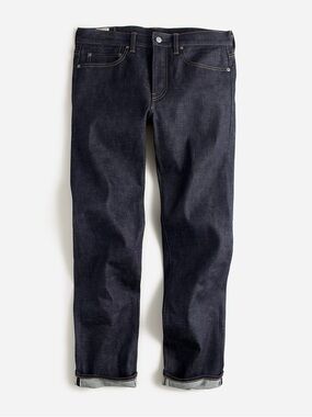 J Crew 770 Straight-fit stretch jean indigo raw selvedge Japanese denim SZ 30x30